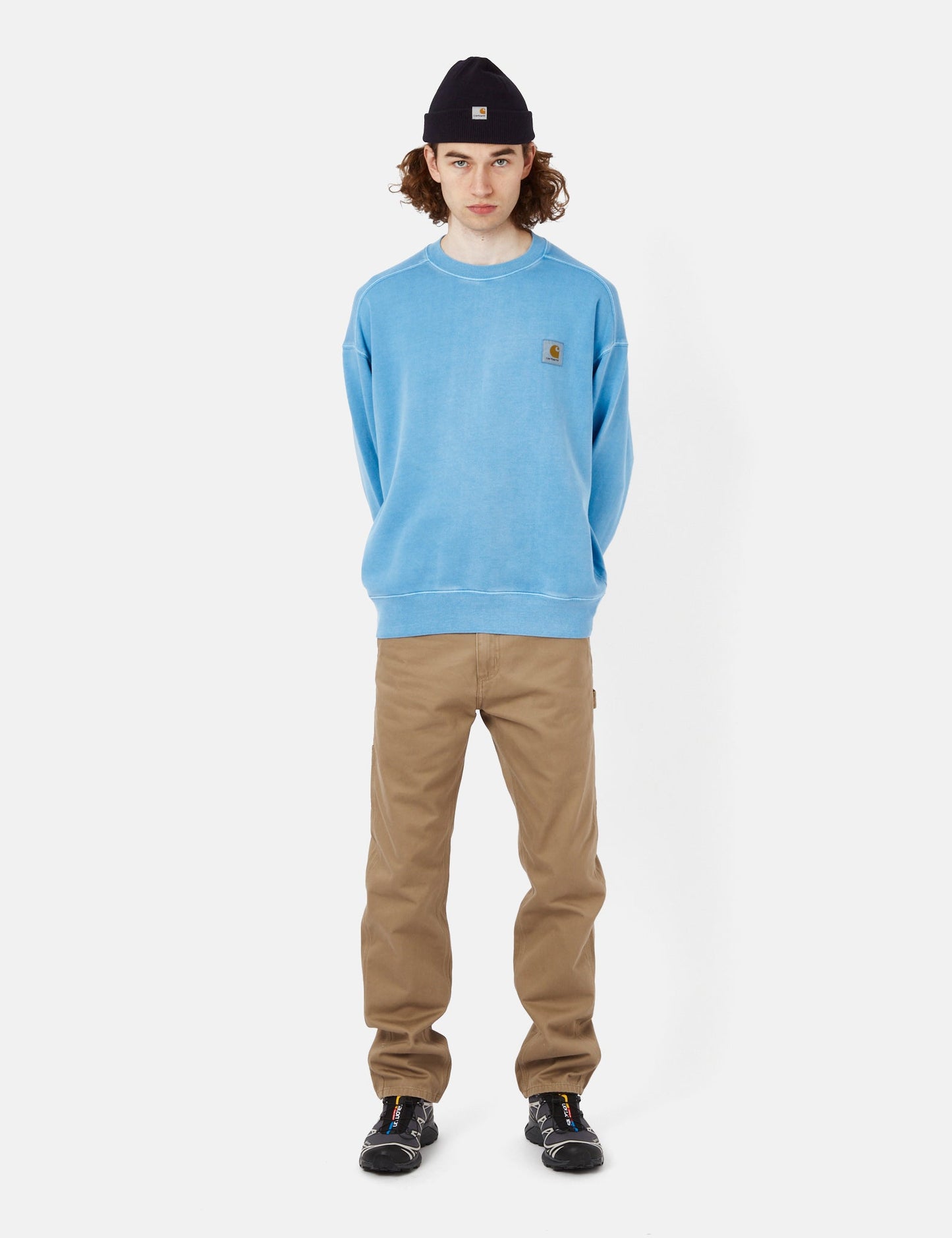 Sweat-shirt Nelson - Bleu piscine