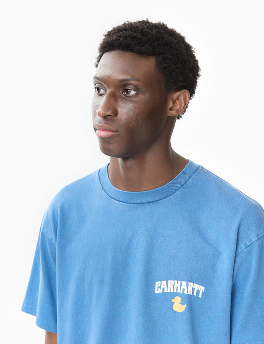 T-shirt Duckin' (ample) - Bleu Acapulco