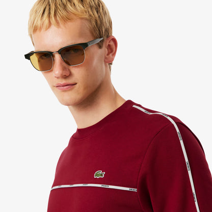 Logo Trim Fleece Sweatshirt