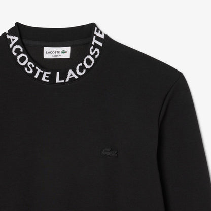 Sweat-shirt en jersey jacquard de marque