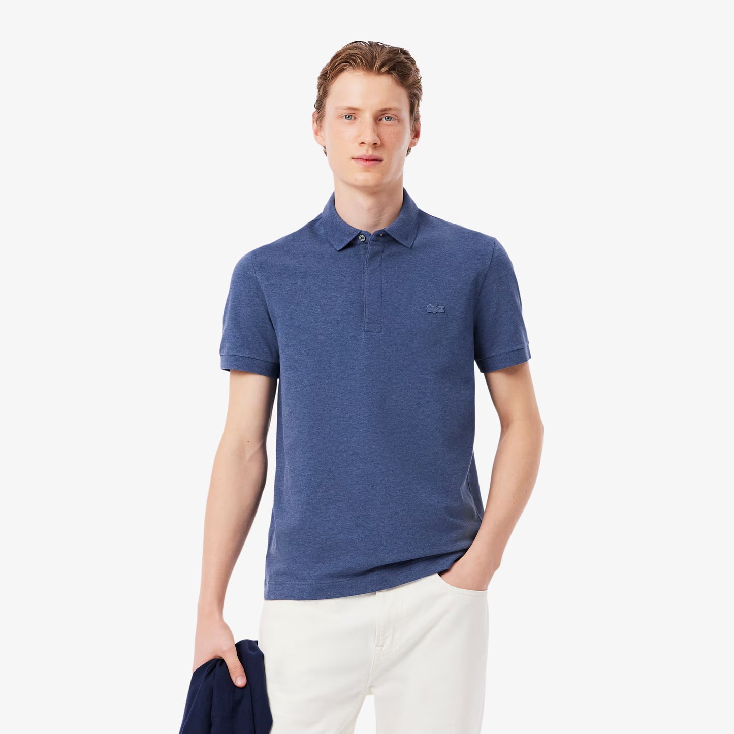 Polo Regular Fit en Piqué Stretch Paris