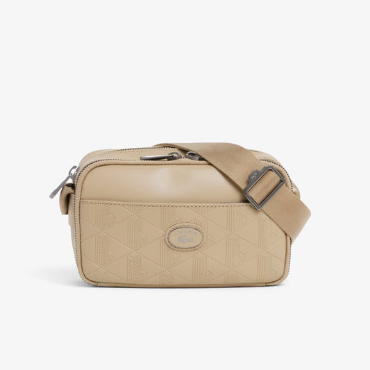 Leather Monogram Satchel