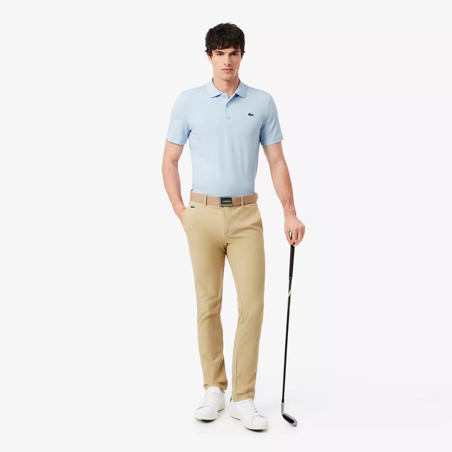 Polo de golf extensible ultra-respirant