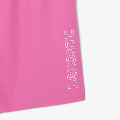Short de sport en taffetas orné de diamants