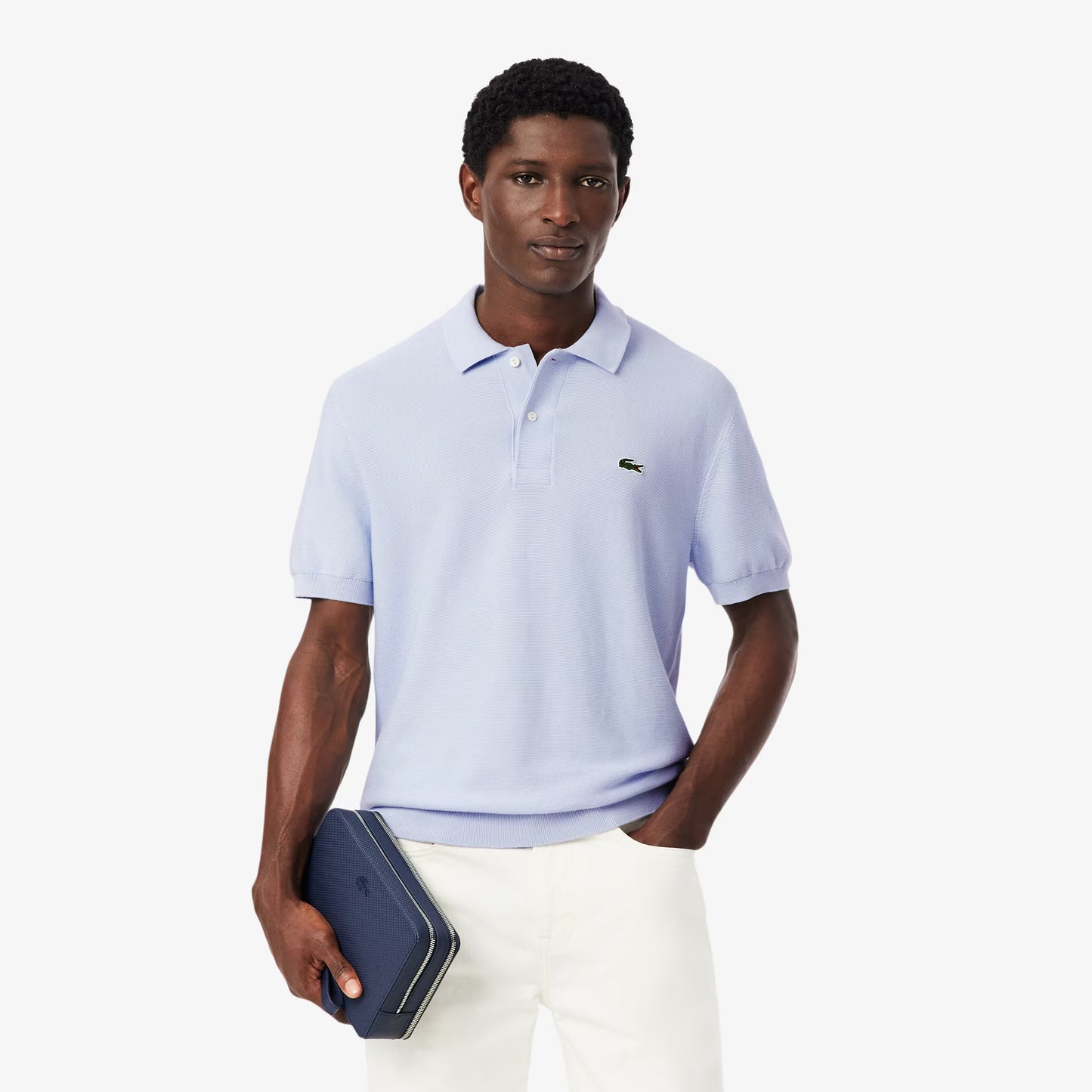 Classic Fit Knitted Polo Shirt