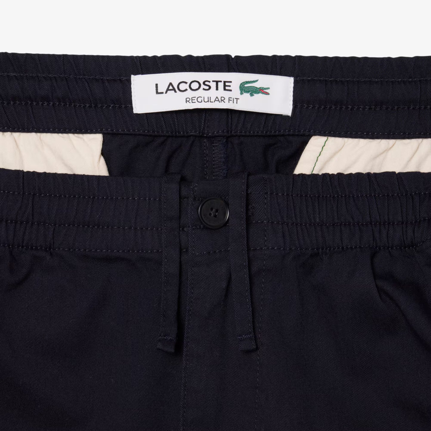 Chino-Hose aus Baumwollgabardin, reguläre Passform