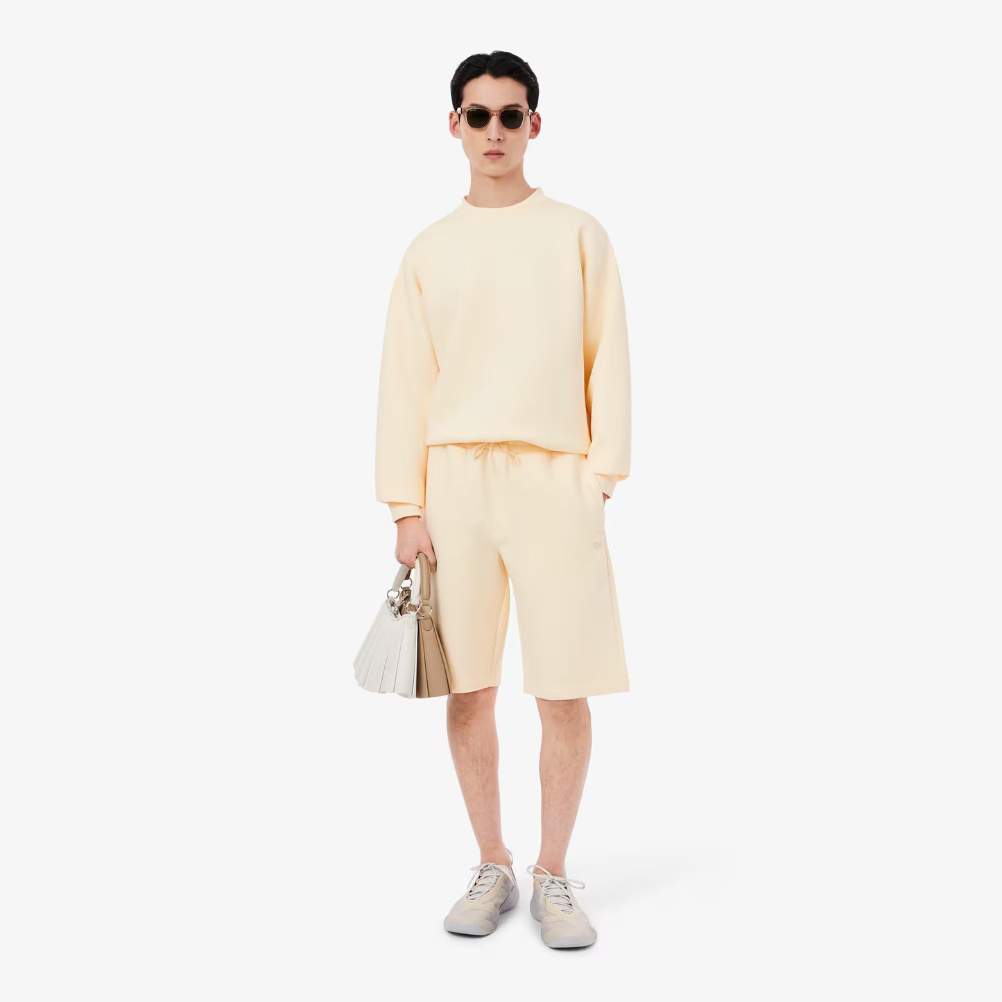 Weit geschnittenes besticktes Sweatshirt