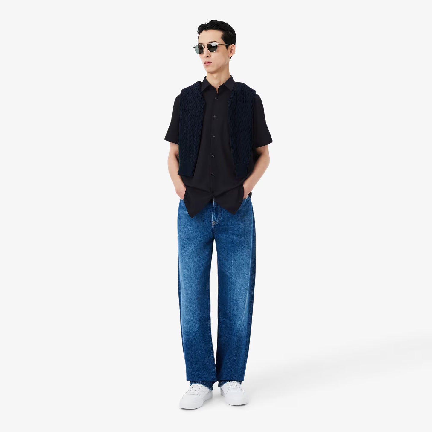 Regular Fit Short Sleeved Cotton Shirt