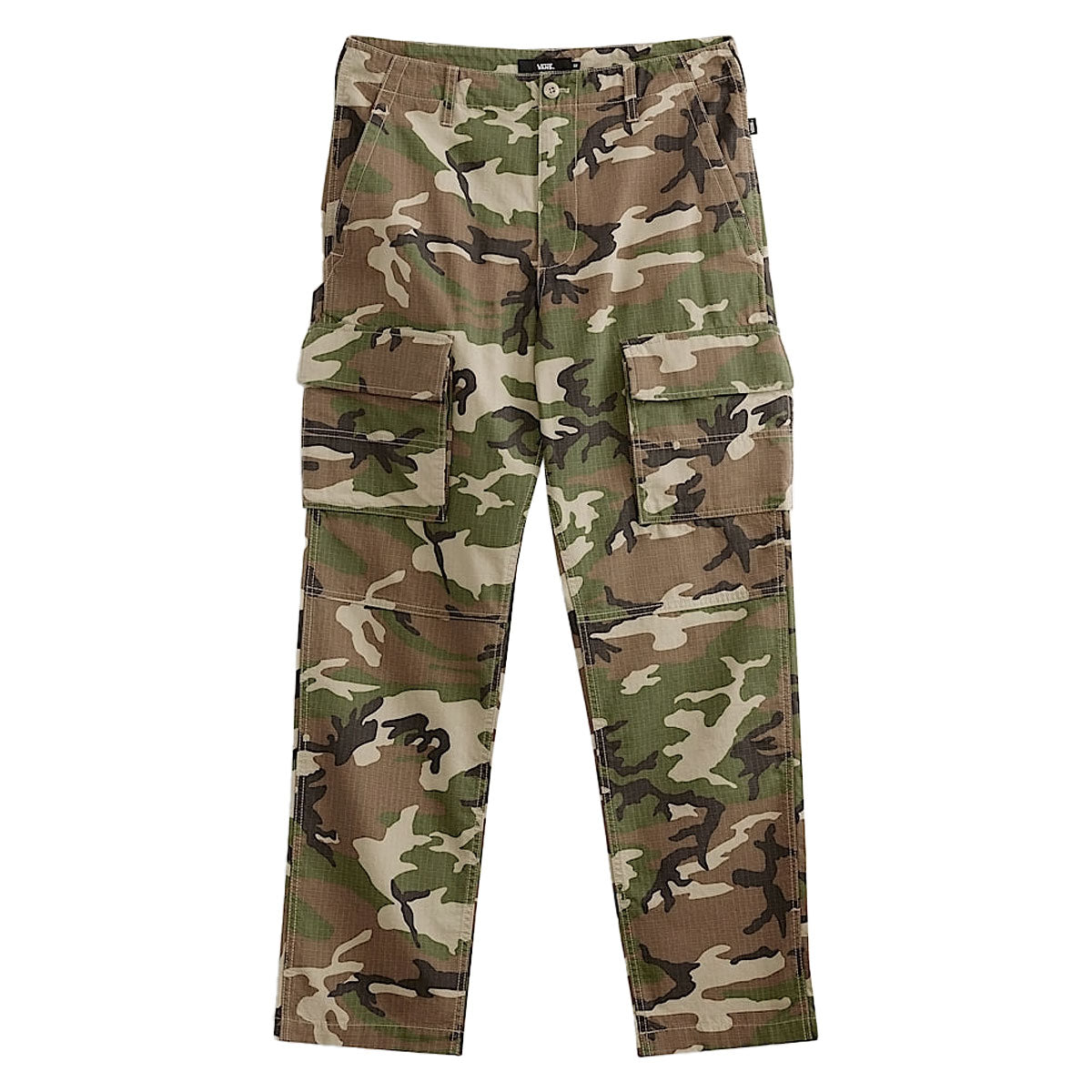 Fatigue Cargo Loose Tapered Ripstop Pants