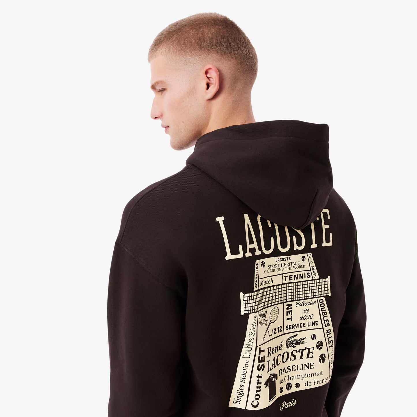 Lockere Passform Bedruckter Hoodie