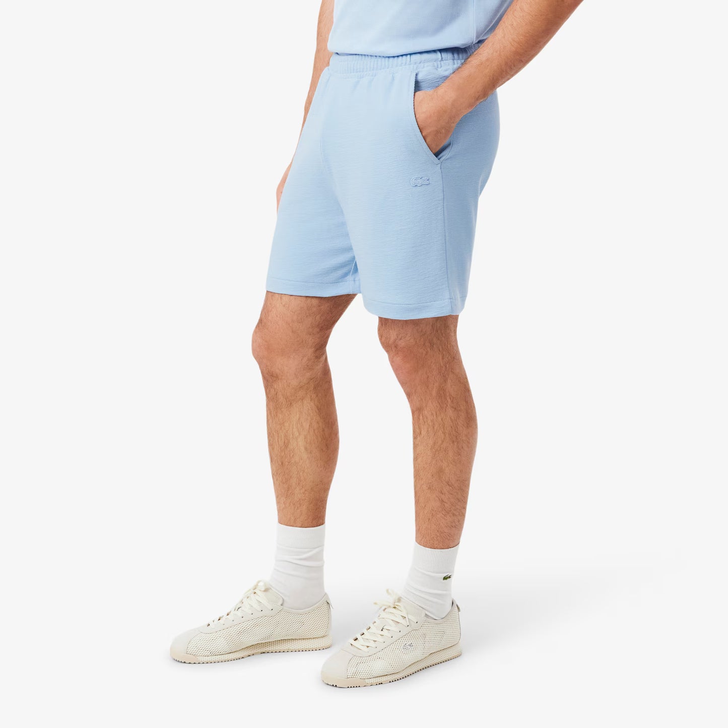 Shorts en jersey texturé