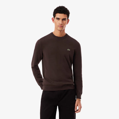 Monochrome Crew Neck Cotton Sweater