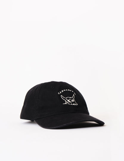 New Frontier 6-Panel Cap – Schwarz/Wachs
