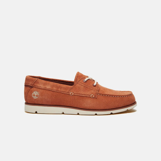 Grafton Bay Lace-Up Shoe Rust Suede