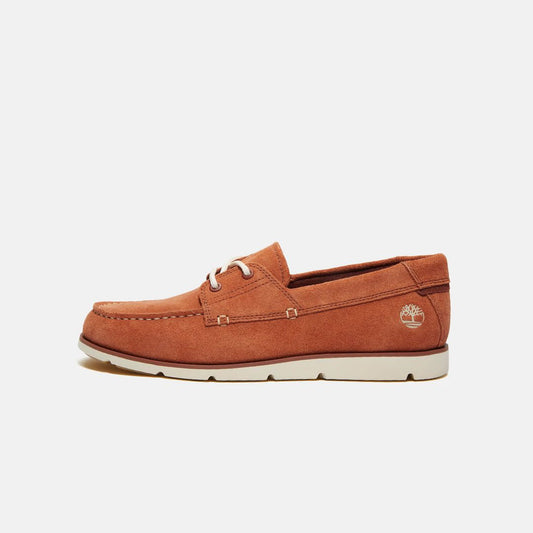 Grafton Bay Lace-Up Shoe Rust Suede