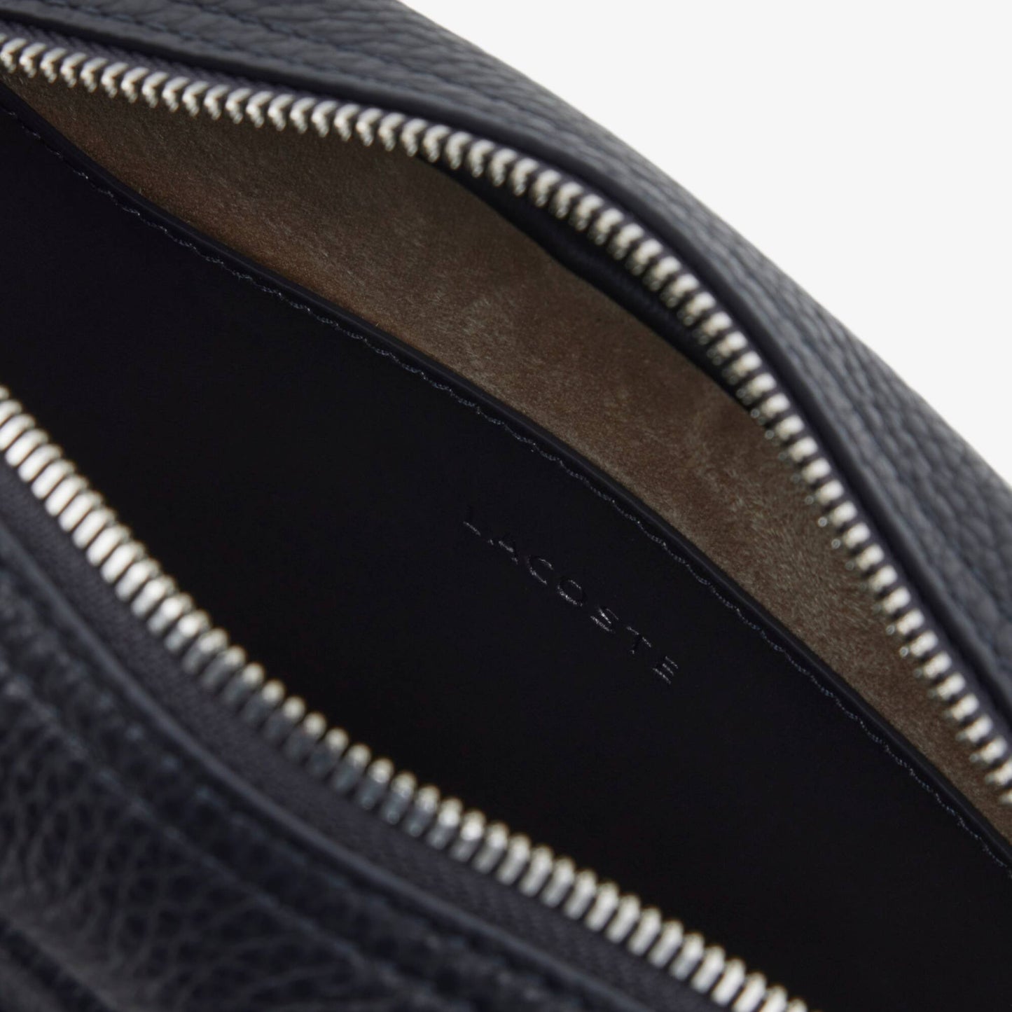 Sac à bandoulière Lacoste Club en cuir grainé