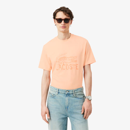 Bedrucktes Baumwoll-T-Shirt