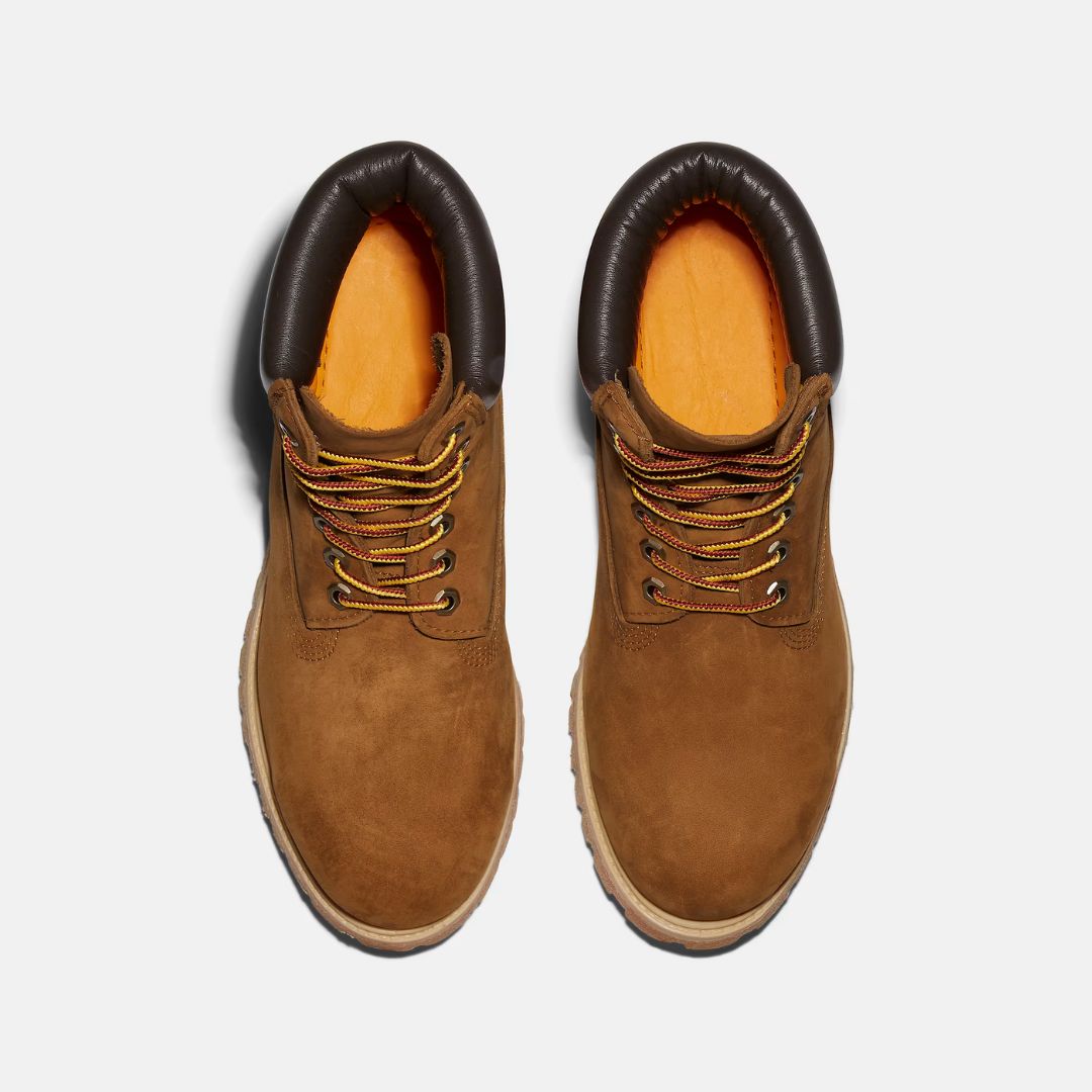 Premium 6-Inch Lace-Up Waterproof Boot Dark Wheat Nubuck