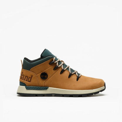 Sprint Trekker Mid Lace Medium Brown Nubuck with Green