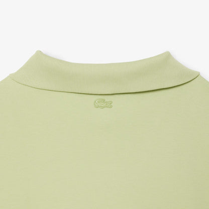 Sweat-shirt en piqué à col zippé ample