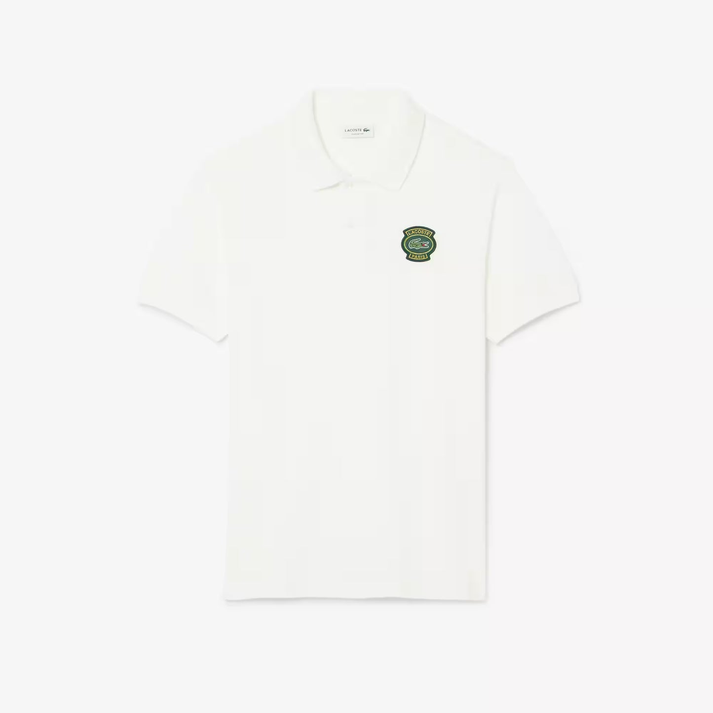 Polo classique en petit piqué avec écusson