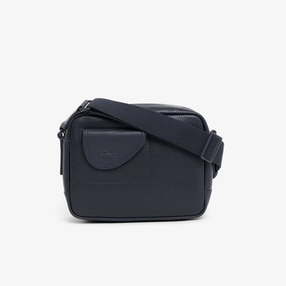 Sac à bandoulière Lacoste Club en cuir grainé