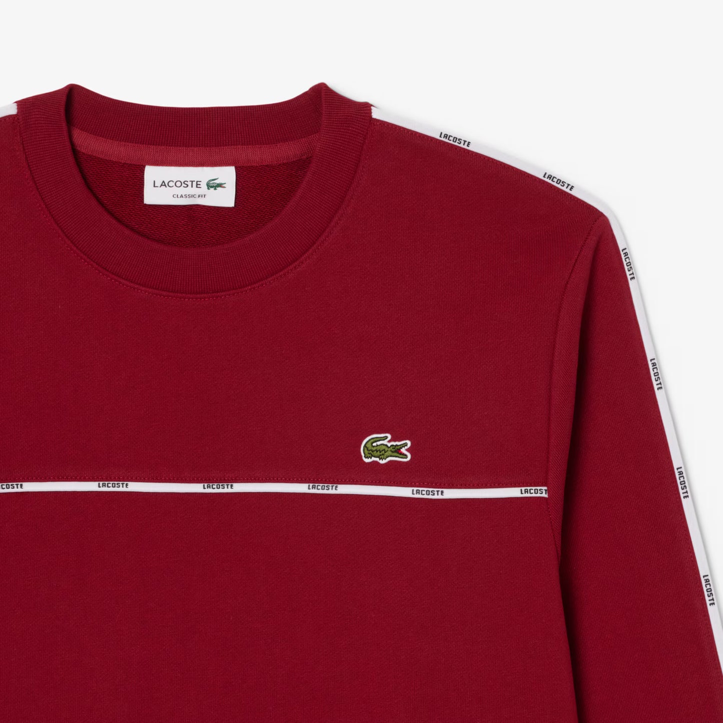 Logo Trim Fleece Sweatshirt