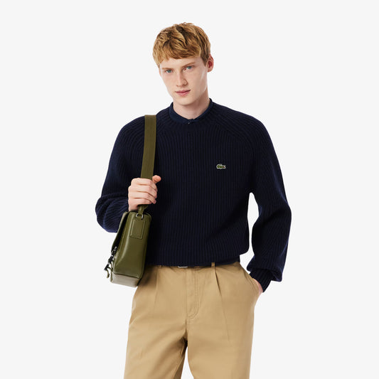 Thick Wool Crew Neck Sweater