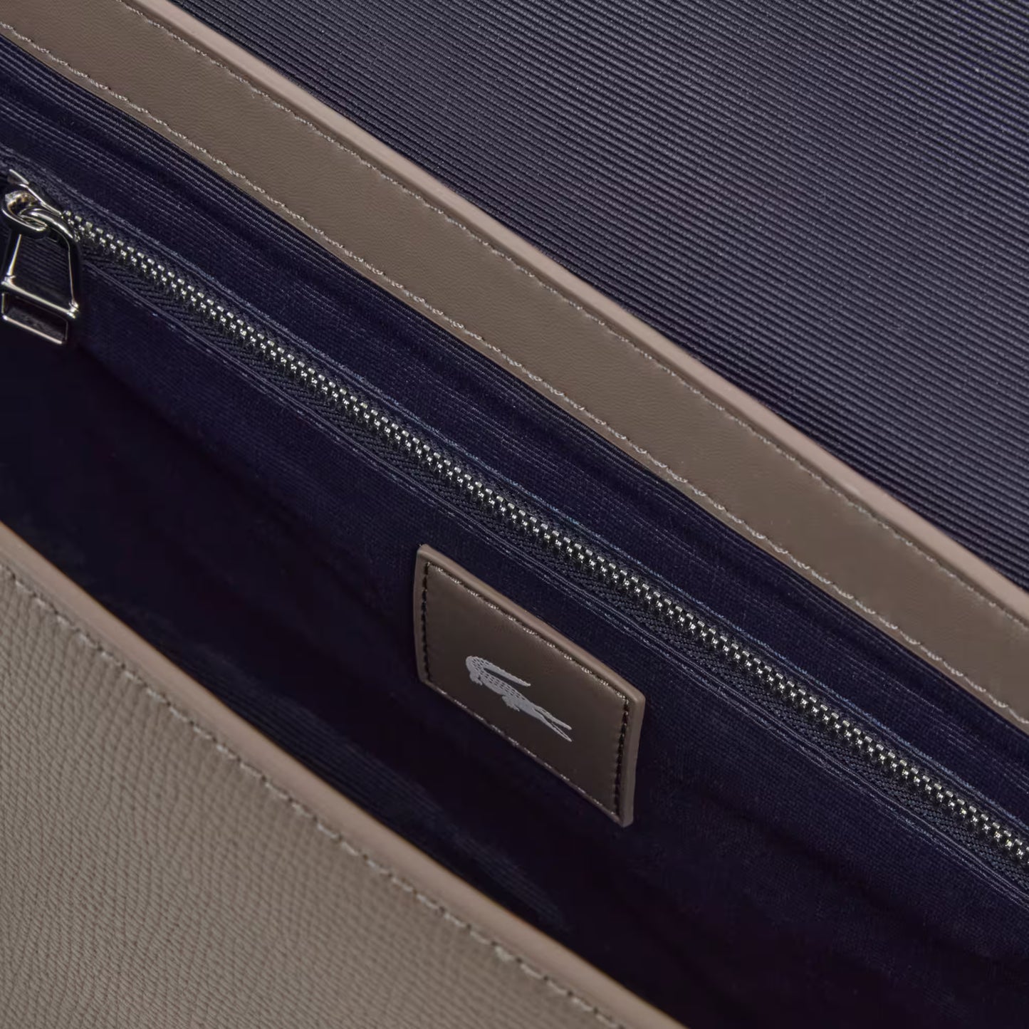 Ossian Flap Close Leather Satchel