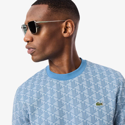 Monogramm-Jacquard-T-Shirt