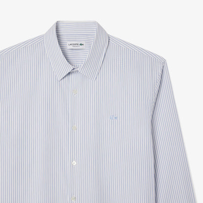 Regular Fit Striped Poplin Shirt