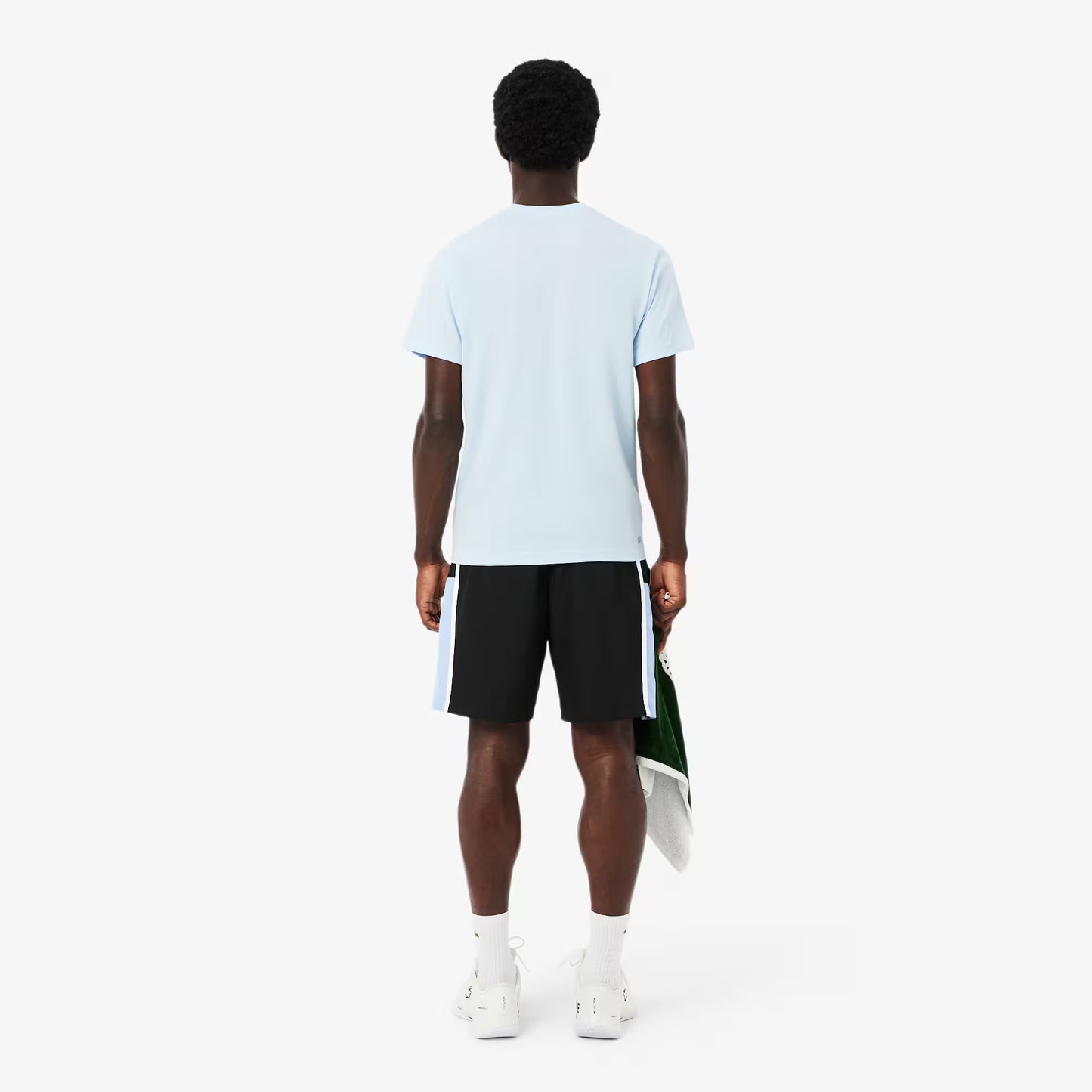 Leichte Tennis-Shorts mit Farbblock-Streifen