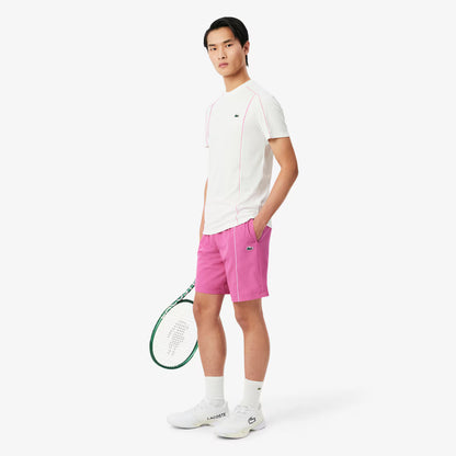 Short de sport en taffetas orné de diamants