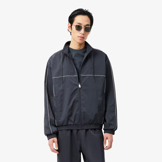 Water-Repellent Trim Accent Track Jacket
