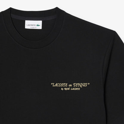 Besticktes Baumwoll-T-Shirt