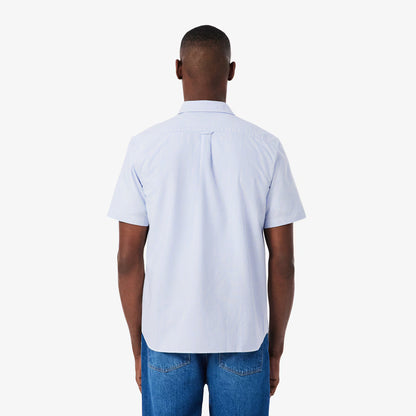 Chemise Oxford à manches courtes coupe droite