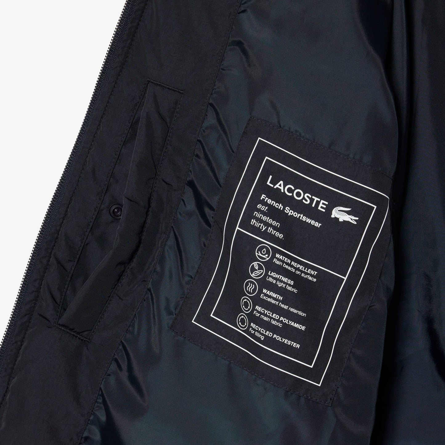 Lightweight Water-Repellent Quilted Puffed Jacket
