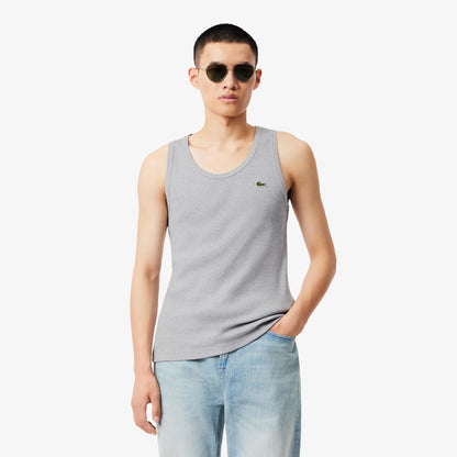 Slim Fit Ribbed Cotton Tank Top