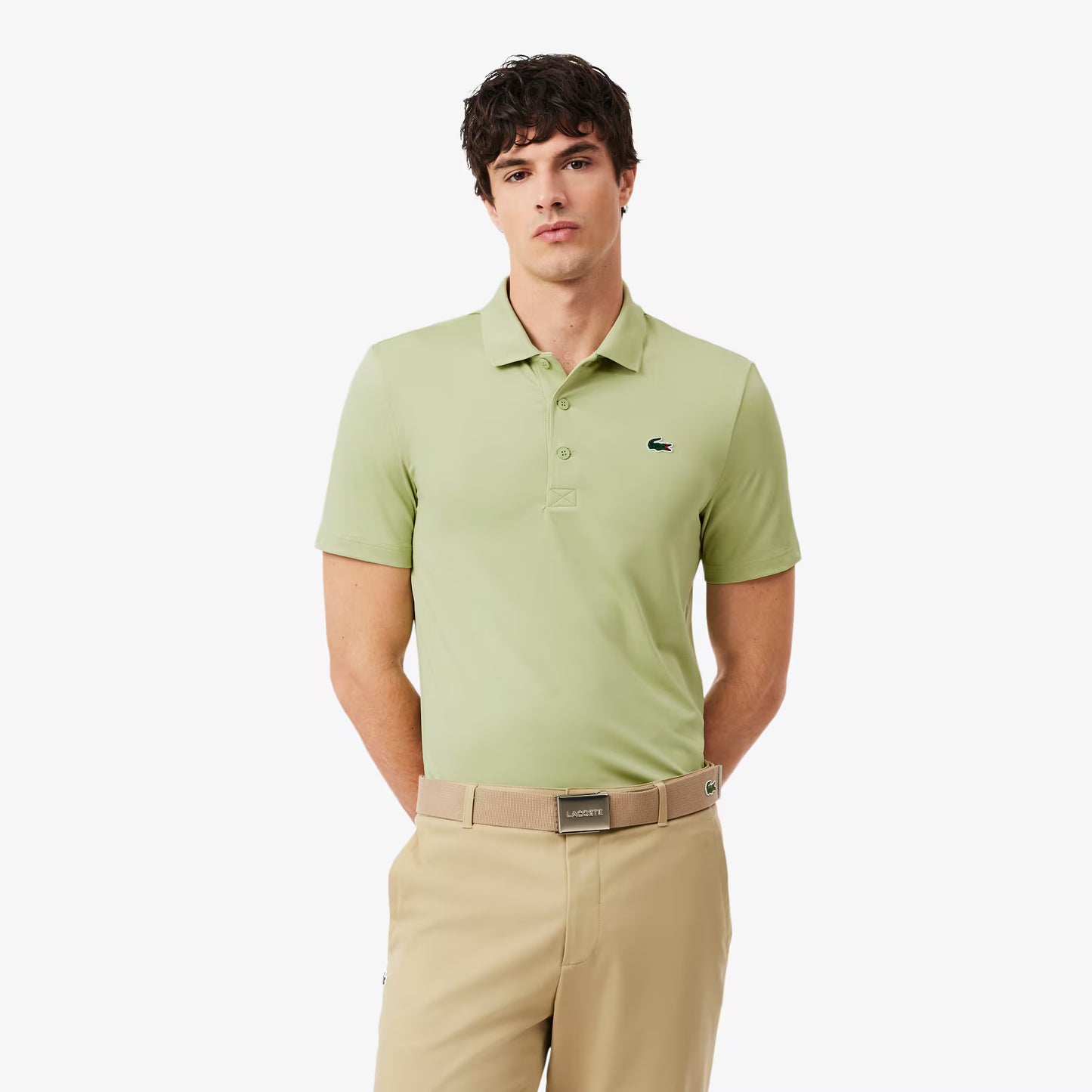Polo de golf extensible ultra-respirant