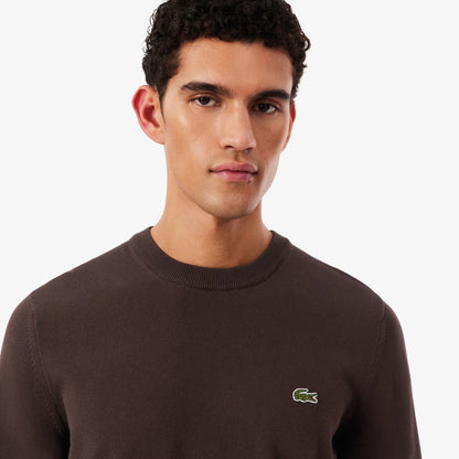 Monochrome Crew Neck Cotton Sweater