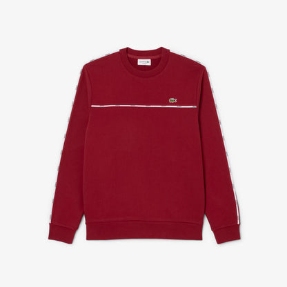 Logo Trim Fleece Sweatshirt