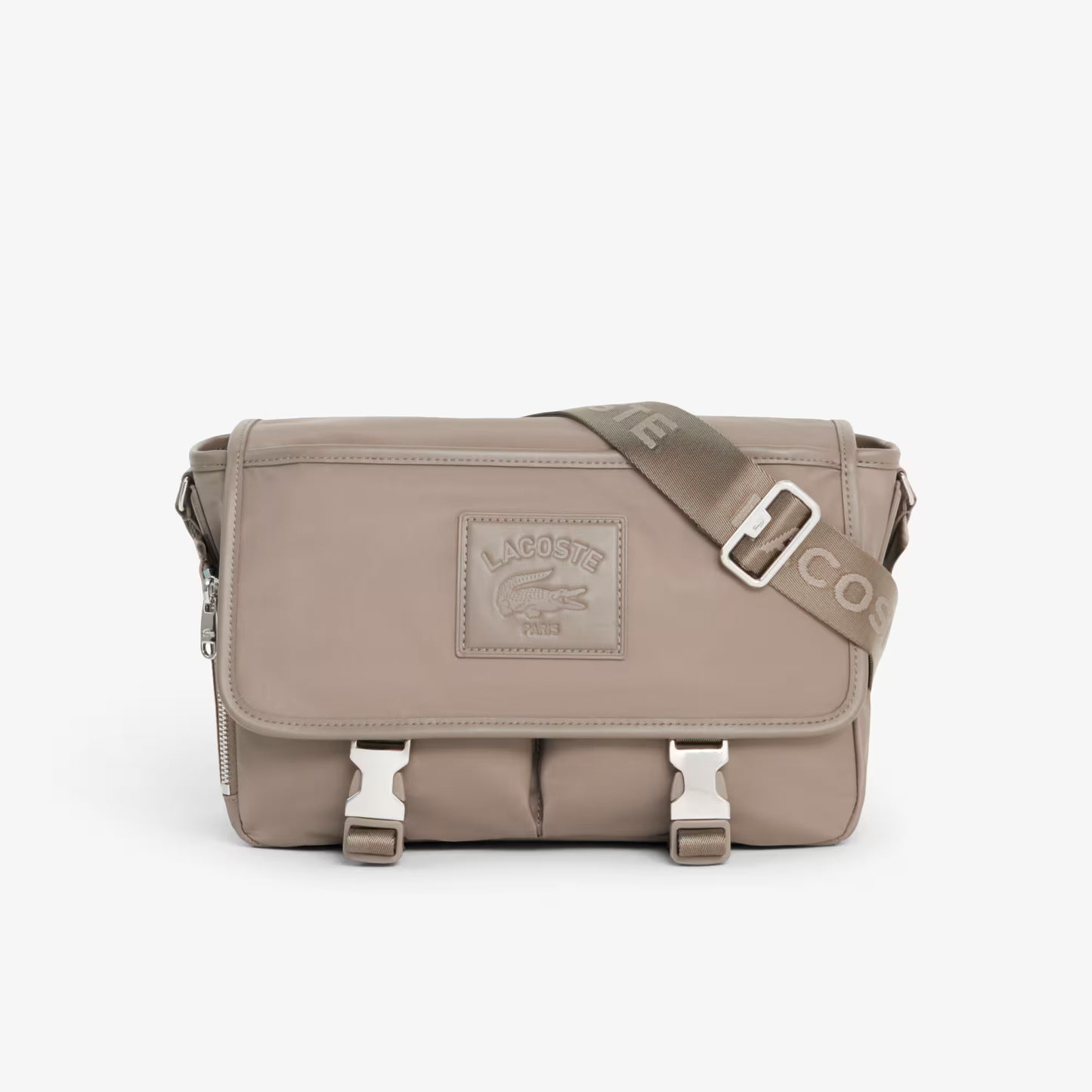 Sac bandoulière classique à rabat Lacoste