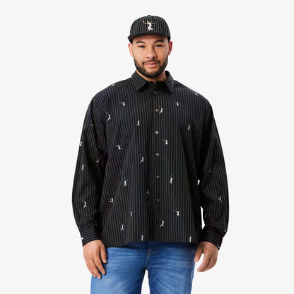 Relaxed Fit Embroidered Cotton Shirt