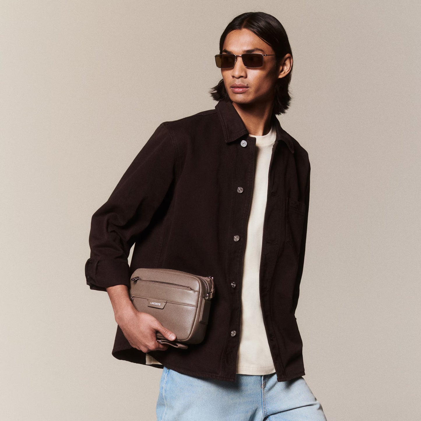 Ossian Leather Reporter Bag