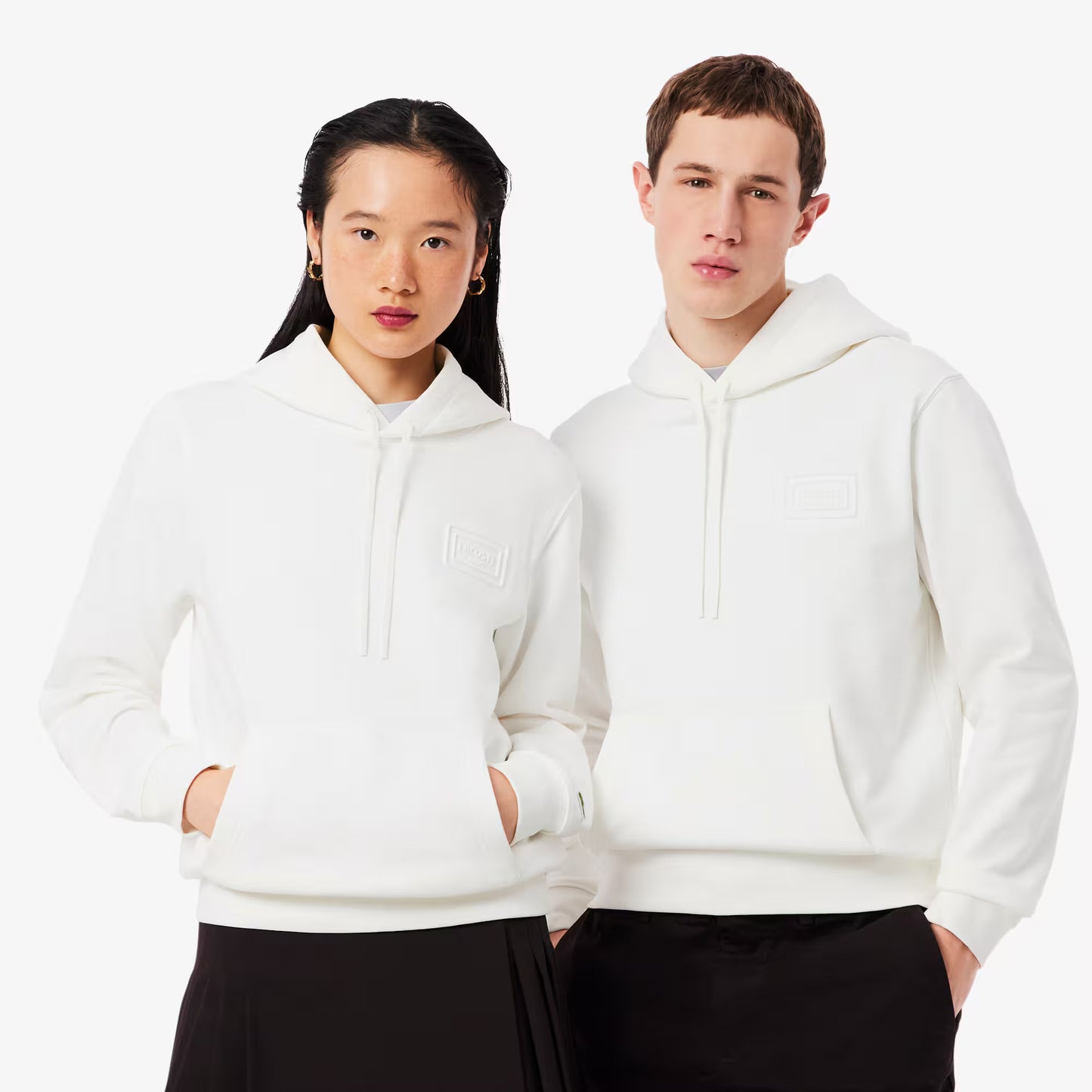 Kapuzenpullover mit geprägtem Logo