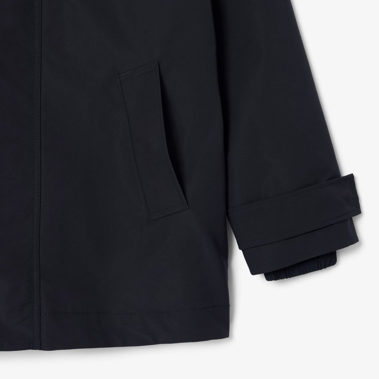 Parka mi-longue à capuche déperlante