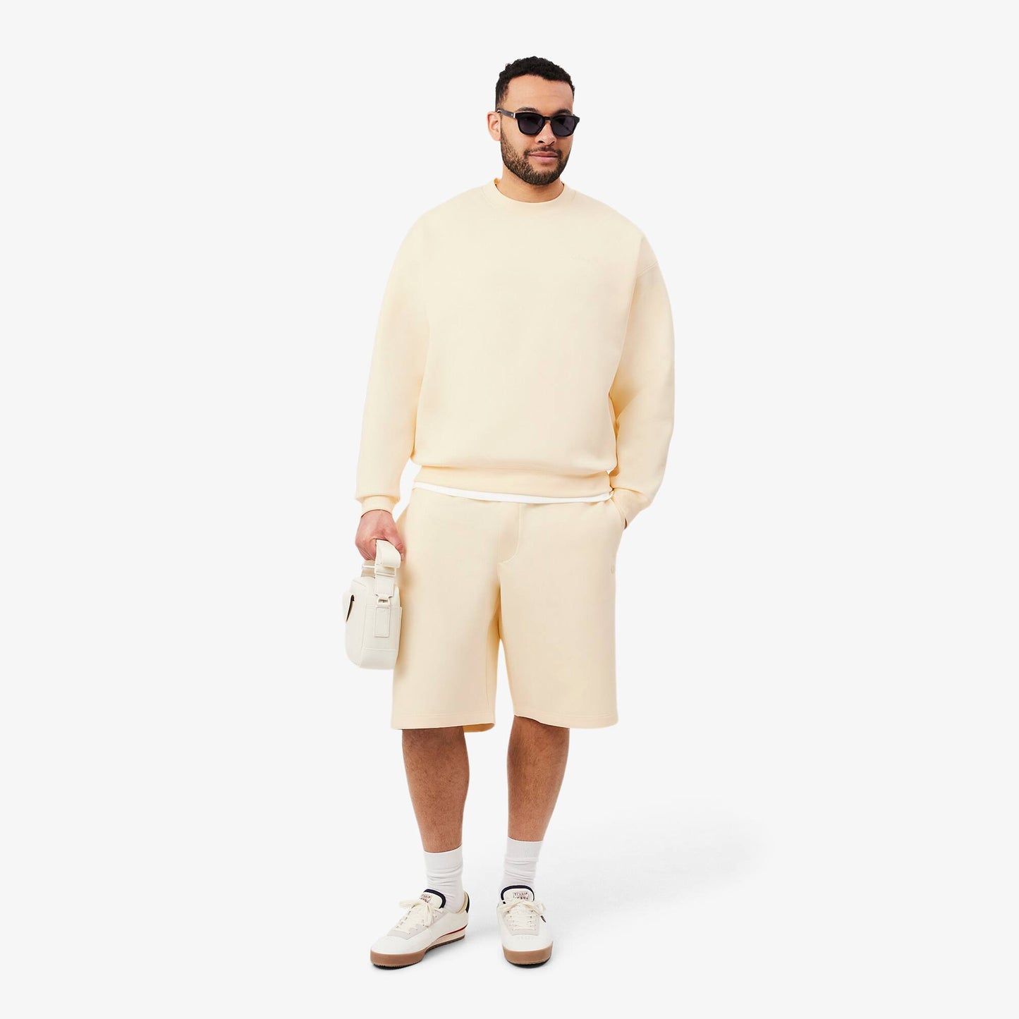 Weit geschnittenes besticktes Sweatshirt