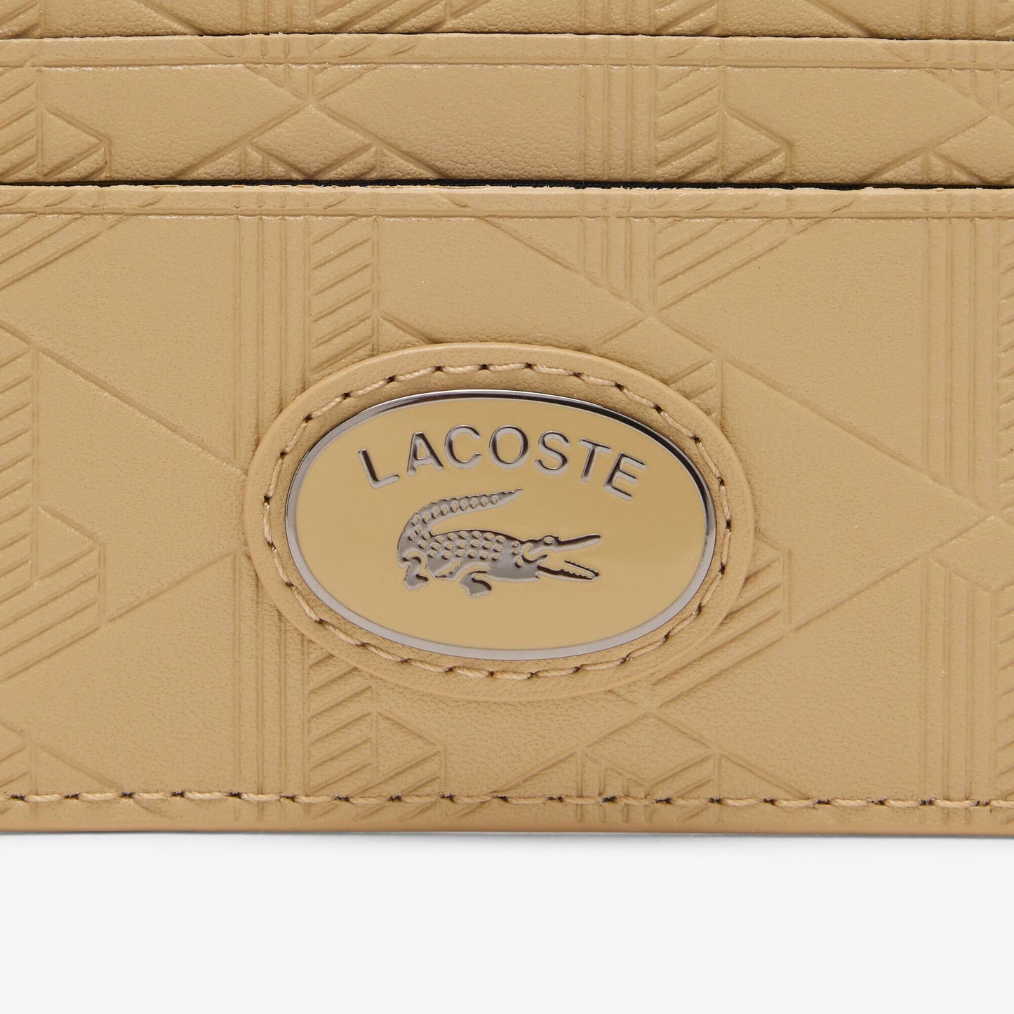 Porte-cartes en cuir à monogramme