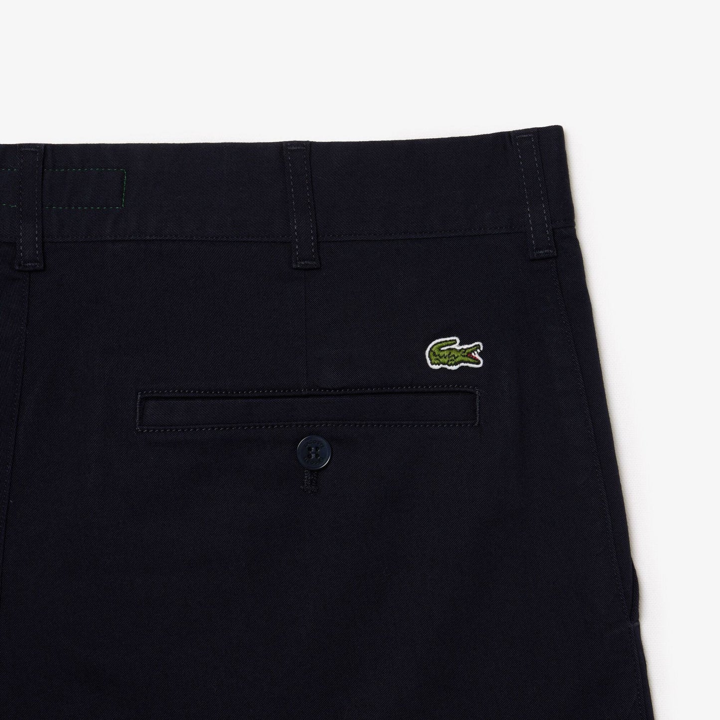 Shorts chino ajustés en coton stretch