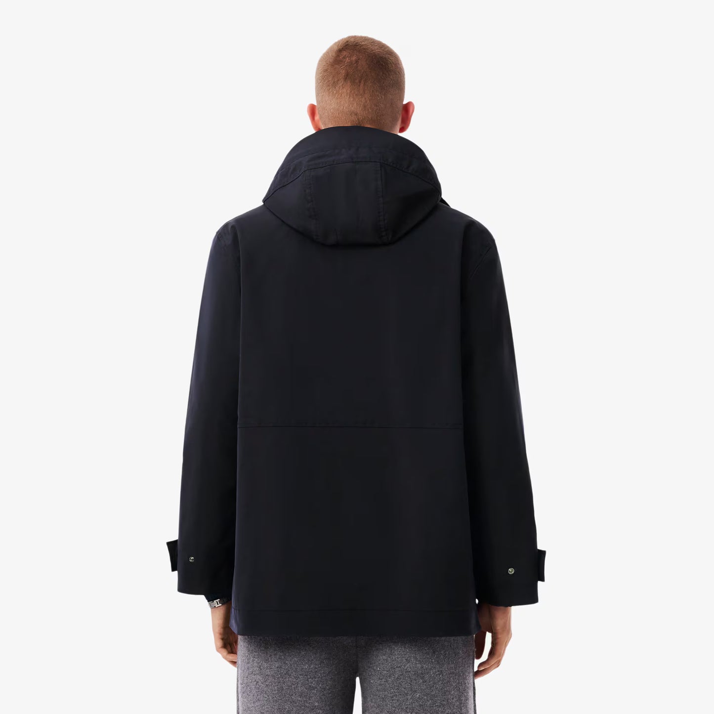 Parka mi-longue à capuche déperlante